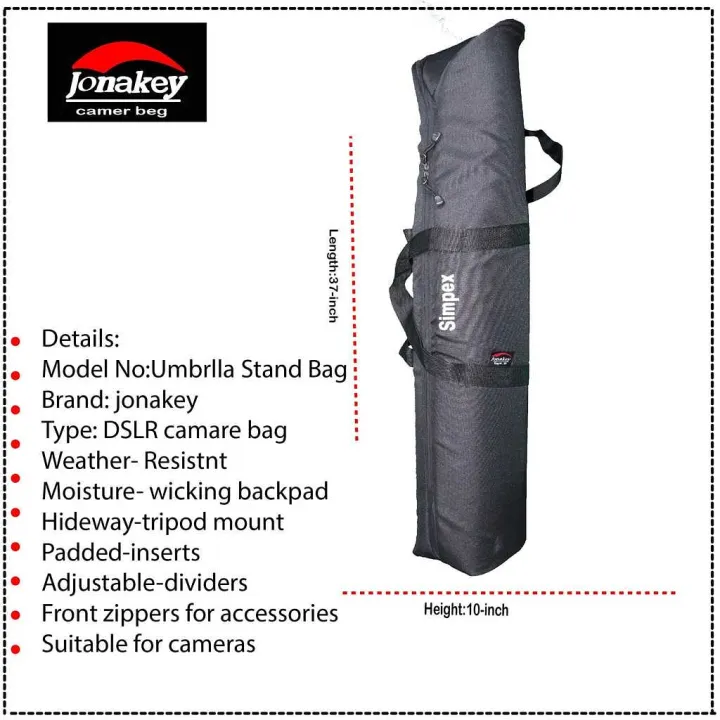 Jonakey%20Light%20Stand%20Bag%20(Small)%20-%20Black%20-%20Image%202