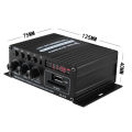 AK-370 Bluetooth-compatible Amplifier 2.0 Channel Audio Amplifier DC 12V Digital Audio Amplifiers Mini HIFI Stereo USB OTG Input. 