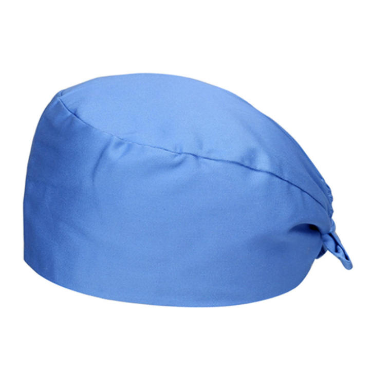 Service%20industry%20cap%20Cotton%20surgical%20scrub%20cap%20Breathable%20Sweat-absorbent%20material%20Solid%20color%20cap%20Unisex%20surgery%20cap%20Solid%20-%20Image%208