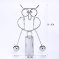 New Stainless Steel Balance Ball Toy Home Decor Weightlifter Kinetic Art Balance Iron Man Ornaments Pendulum Cradle Early Education Tools Decompression Desk Toy Gifts.