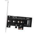 JOUYI 5X Add on Cards PCIE to M2 Adapter PCI Express 3.0 X1 to NVME SSD M2 PCIE Raiser Adapter Support 2230 2242 2260 M.2 SSD. 