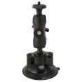 Car Camera Mount Suction Cup Camera Holder Lightweight One Touch Rotary Switch 1/4 Inch Thread Aluminum Alloy for Windshield.