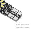 【2pcs/set】(T10) 360 Degree Car LED Door Light Reading Light Car Light Festoon Reading Dome License Plate Lamp Auto Interior Bulb DC12V-WHITE.