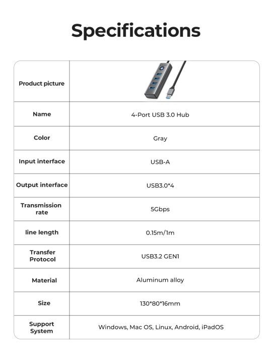 ORICO%20PDD4U-U3%204%20Port%205Gbps%20USB%203.0%20Hub%20-%20Image%207
