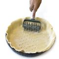 Pizza Cookies Dough Needle Wheel Roller Cutter Bread Hole Punch Baking Tool.