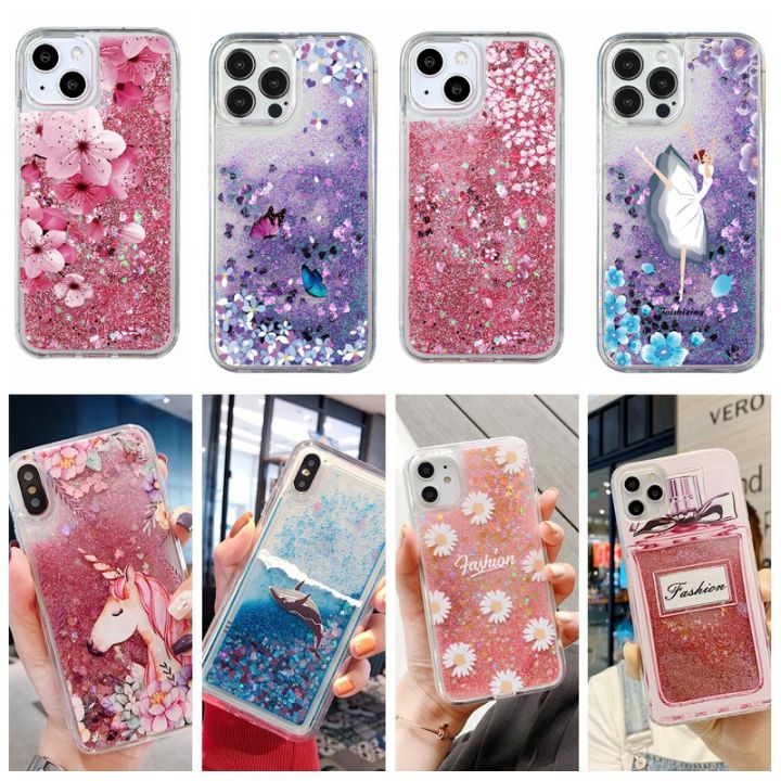 Applicable iPhone15 Phone case 14 Peach Blossom Unicorn Whale