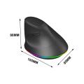Vertical Mouse with Horizontal Scroll Wheel Portable Gaming Silent Adjustable DPI Ergonomic Mouse for PC Computer Laptop Desktop. 