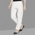 New Stylish White Color Narrow Pant Pajama For Men. 