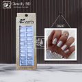 Everly Beauties 24Pcs Fake Nails Set with Sticker Glue - Trendy Nail Art Kit. 