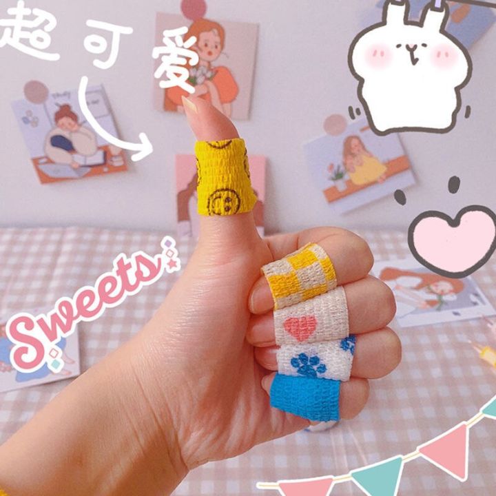 Cute Student Writing Finger Bandage Artifact Self-adhesive Wrapping Finger Joint Protective Sleeve Anti-wear Finger Callus Tape