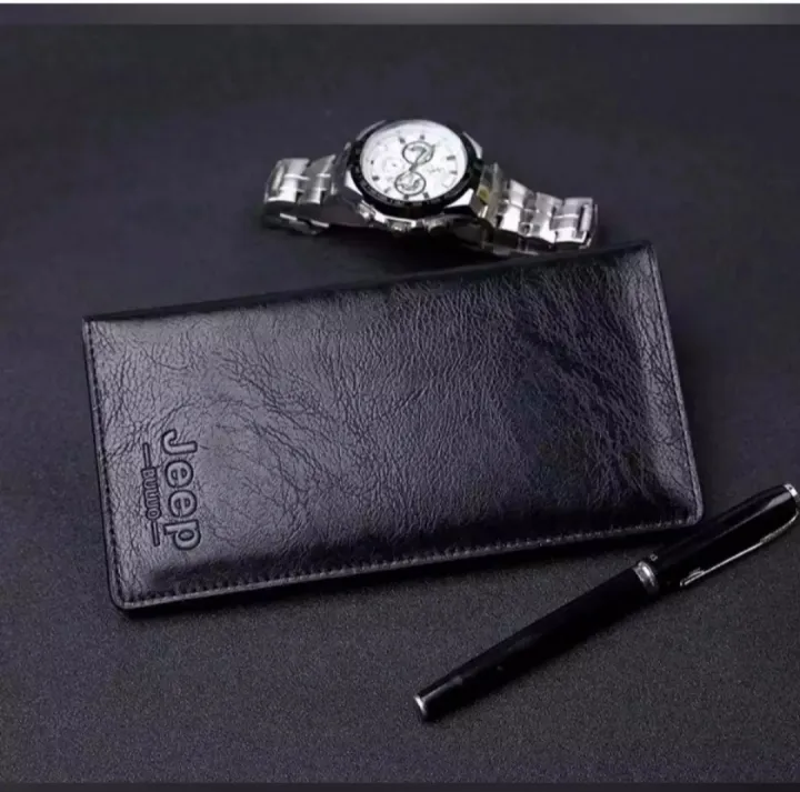 Jeep%20Long%20Black%20High%20quality%20Stylish%20Artificial%20Leather%20wallet%20for%20men%20-%20Image%202