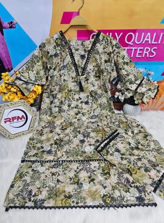 Stitched%20Digital%20Print%20China%20Linen%20Fabric%20Stylish%20Fashionable%20Two%20Piece%20Set%20for%20Women%20-%20Image%204