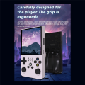 R36MAX Retro Game Console 128GB 4.0 Inch IPS Screen for Linux System Handheld Video Player Portable Preloaded Games.