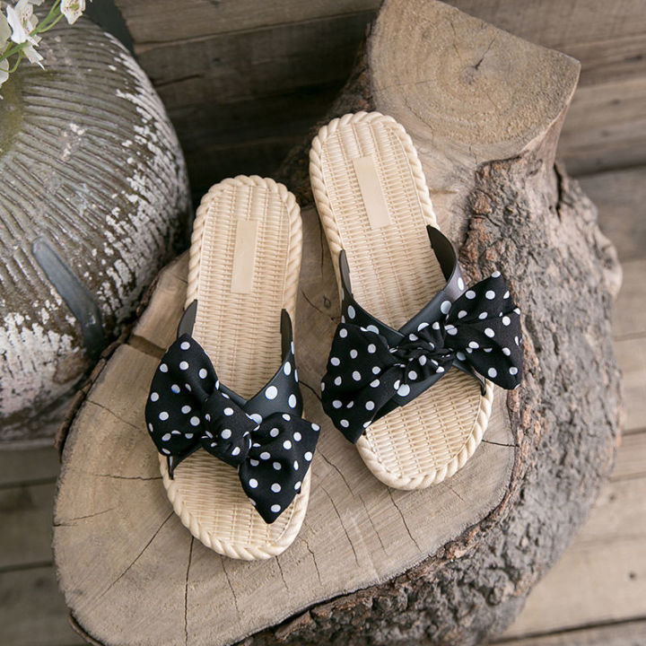 Soft%20sole%20non-slip%20wear%20sweet%20girl%20sandals%202024%20new%20summer%20bow%20flat%20fashion%20and%20versatile%20beach%20shoes%20-%20Image%206