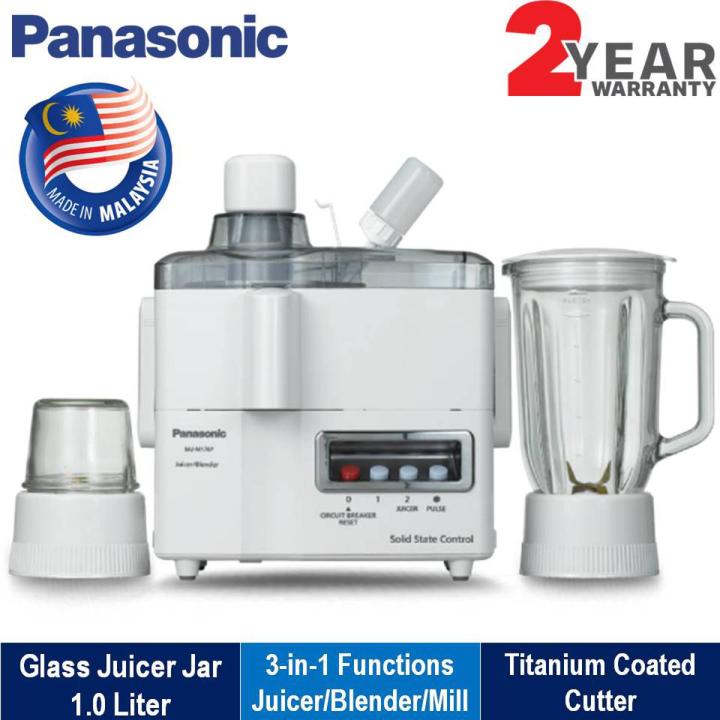 Panasonic MJ-M176P 3-in-1 Juicer, Blender & Grinder