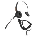 Traffic Headset, Ergonomic RJ9 Headset Adjustable Ultra Clear Call High Sensitivity Plug and Play for RJ9 Jack Telephones for Online Classes.
