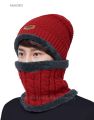 Winter Monkey Cap For Men And Women - Premium Quality-RED COLOR. 