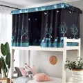 Dormitory Canopy Bed Curtains Bunk Single Curtain Student Bed Dustproof Privacy Protection Mosquito Net Bedroom Home Decor. 
