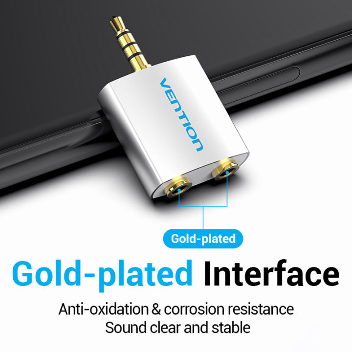 %EF%BC%88NEW%EF%BC%89Vention%203.5mm%20Earphone%20Audio%20Splitter%20Connecter%20Adapter%20with%20mic%201%20Male%20to%202%20Female%20Audio%20Adapter%20For%20Headphone%20PC%20Mobile%20Phone%20-%20Image%202
