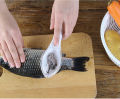 Fish Clean Scales with Cover fish scaler scraper remover fish skin brush scraping fishing. 