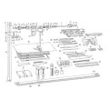 17Pcs Carriage Spare Parts for Knitting Machine KH860 KH871.