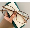 Transparent Computer glasses Stylish UV400 protection Flat mirror lenses Sunglasses Fashionable design Luxury brand eyeglasses for Office use Digital screen protection Fashion accessories Outdoor. 