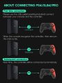 Data Frog Spide Controller for PS4 Wireless Control Joystick for PC Android Gamepad for PS4 Pro Bluetooth-Compatible Controller.