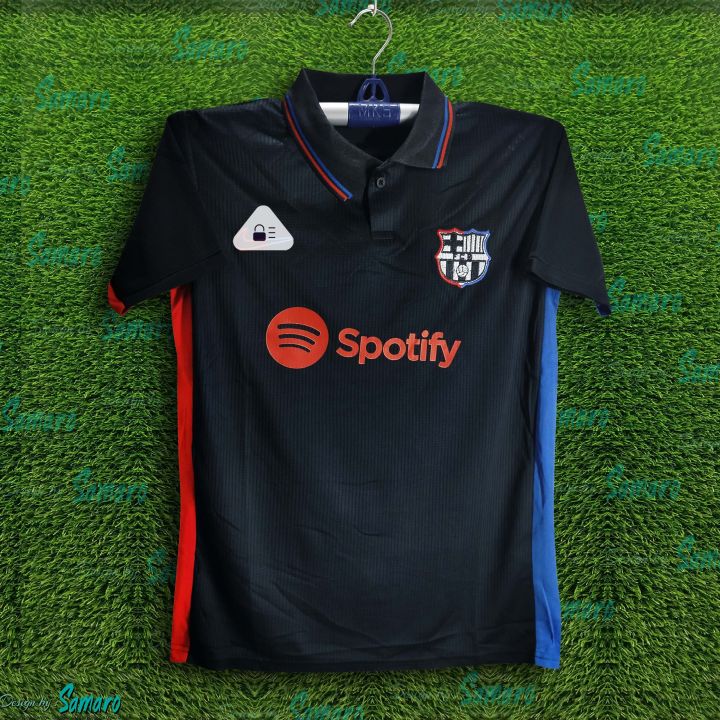 Barcelona Thai Premium Football Jersey For Men - Half Sleeve Collar Polo Jersey - Barcelona Jersey 2026