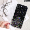 Phone case For Xiaomi Redmi 13C Back cover Full Stars Moon Glitter Bling Sequins Starry Sky Transparent Soft Cover for Mi Redmi 13C cover cases.
