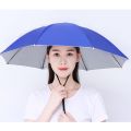 Portable Umbrella Hat Head Wearing Sunshade Rain Gear Outdoor Folding Umbrella Fishing Camping Beach Head Hats Windproof New. 