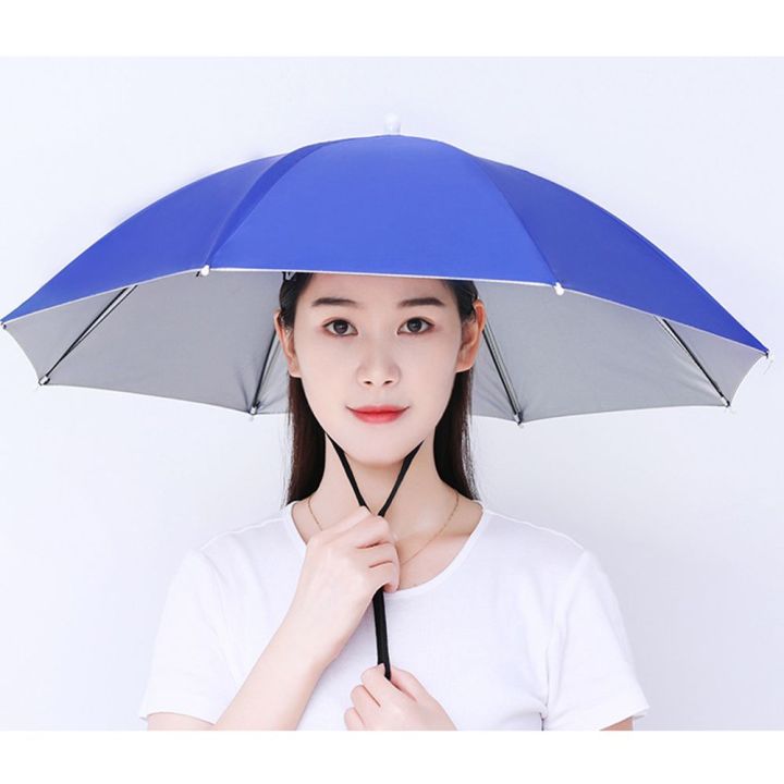 Portable%20Umbrella%20Hat%20Head%20Wearing%20Sunshade%20Rain%20Gear%20Outdoor%20Folding%20Umbrella%20Fishing%20Camping%20Beach%20Head%20Hats%20Windproof%20New%20-%20Image%207