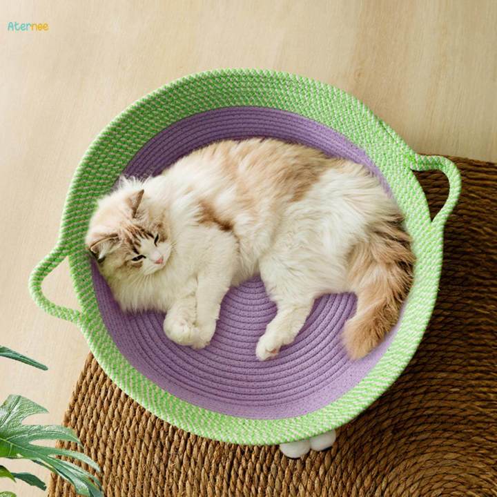 Woven%20Cat%20Bed%20Universal%20Portable%20Woven%20Rope%20for%20Rabbit%20Large%20Cats%20Kitten%20-%20Image%205