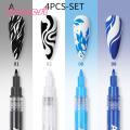Ameesi Nail Polish Pens Vivid Color Nail 3D Abstract Lines Fine Details Drawing Pen. 