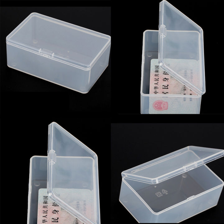 Square%20Plastic%20Clear%20Transparent%20With%20Lid%20Storage%20Box%20Collection%20Container%20Case%20NOVO%20-%20Image%204