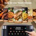 Miyako 7 Liters AF-6012 Digital Touch Control Panel Air Fryer with Free Delivery.