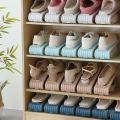 1pcs Durable Adjustable Shoe Organizer Footwear Support Slot Space Saving Cabinet Closet Stand Shoes Storage Rack Shoebox. 