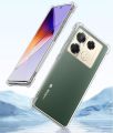 Infinix Note 40 Pro Plus Premium Silicone Case Crystal Clear Soft TPU Ultra-Thin Transparent Flexible Mobile Phone Back Cover.