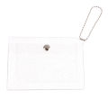 1Pc Women's Credit Card Holder Wallet Transparent Waterproof PVC ID Card Wallet.