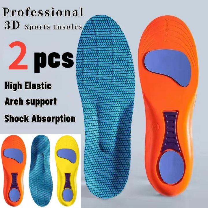 Sport Insoles for Shoes Sole Orthopedic Insoles Shock Absorption Deodorant Breathable Cushion Running Insoles for Feet Man Women