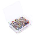 250 Pieces Sewing Pins Ball Gl Head Pins Straight Quilting Pins For Dressmaker Jewelry Decoration(null)..
