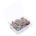 250 Pieces Sewing Pins Ball Gl Head Pins Straight Quilting Pins For Dressmaker Jewelry Decoration(null).. 