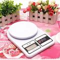 Digital Kitchen Scale - White - Weight Machine: Accurately Measure Ingredients With A Sleek And Modern Kitchen Scale. 