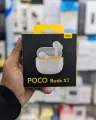 POCO Buds X1 with 40 dB ANC, AI ENC + Quad Mic, 36 Hrs Playtime Bluetooth (Titanium, In the Ear). 