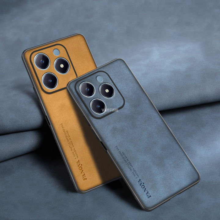 Vantime%20for%20Realme%20C63%20/%20C61%204G%20Case%20PU%20Leather%20Slim%20Matte%20Hard%20Back%20Cover%20-%20Image%206