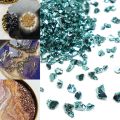 1-4mm Broken Glass Crushed Stones Resin Filling 20/50g DIY Small/Medium Crystal UV Epoxy Filler Coaster Filling Decorative Mold.