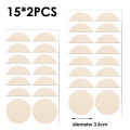 15Pairs Men Nipple Cover Adhesive Chest Paste Women Invisible Lift Underwear Running Anti Friction Disposable Nipples Stickers. 