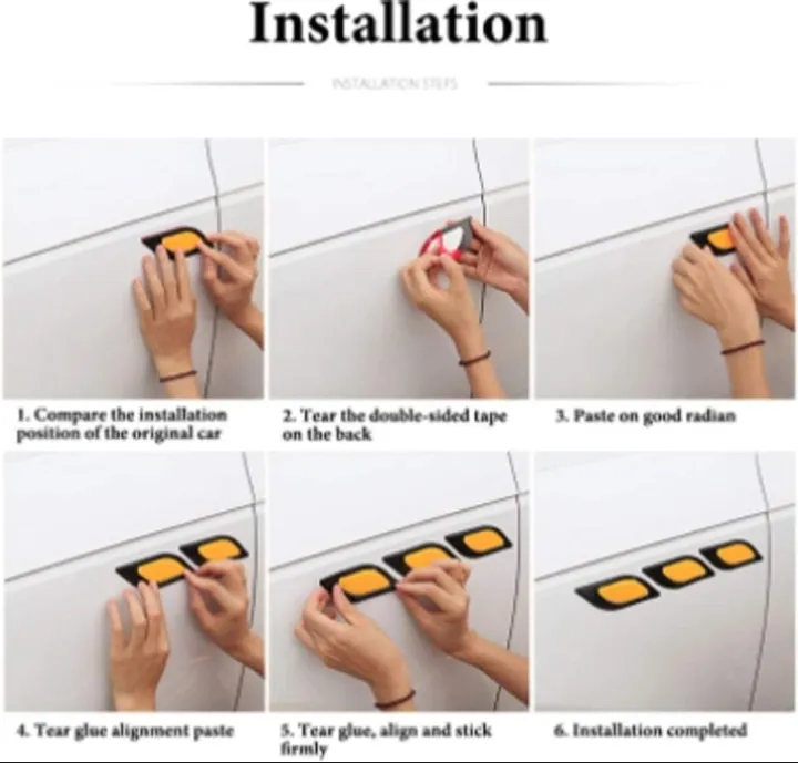 6Pcs%20Universal%20Reflective%20Car%20Stickers%20Carbon%20Fiber%20Decals%20Warning%20Reflective%20Strips%20-%20Image%209