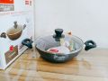 Prestidge 30cm Marble Coating Deluxe Non Stick Cookware Korai. With Lid And Induction Bottom Casserol. C:P550.. 