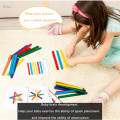 Kids Colorful Sticks Puzzle Logical Thinking Matching Games Children Early Learning Montessori Toys. 