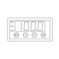 Nax Digital Display Meter 0-10V 0-20Ma 2-10V 4-20Ma Analog Input Display Table Digital Display Head With Rs485 Version. 